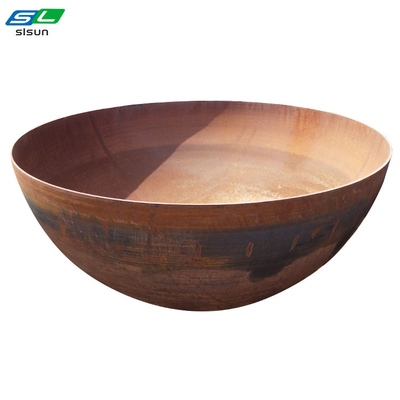 Carbon Steel And Stainless Steel Pressure Vessel Hemispherical Tank Heads ASME Oil Volume