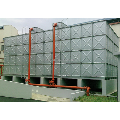 Hot Dipped Galvanized Steel Hotels Water Tank For Rainwater Collection Underground
