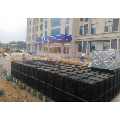 Large Large Rectangular Bottom Drinking Water Tank Storage Tank For Rainwater GSC BDF Modular Water Tank