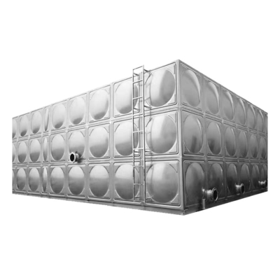 Chemical industry. machinery. Civil use. Building. Stainless steel water tank for rainwater storage
